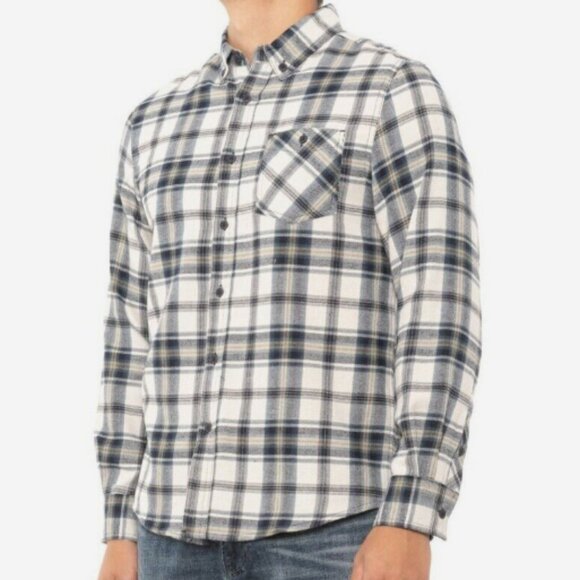 BOSTON TRADERS Mens Flannel Shirt Size Large - Picture 1 of 6